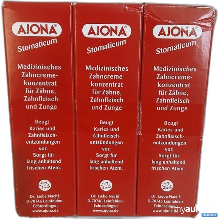 Artikel Nr. 934473 Artikel Nr. 934473: AJONA Stomaticum Medizinisches Zahnpasta-Konzentrat 3x25ml