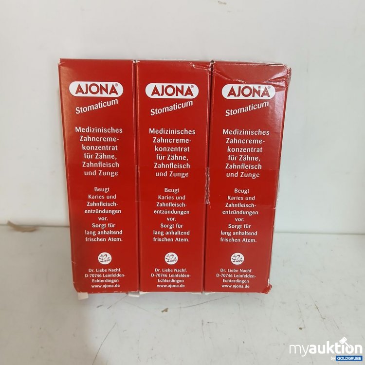 Artikel Nr. 934473 Artikel Nr. 934473: AJONA Stomaticum Medizinisches Zahnpasta-Konzentrat 3x25ml