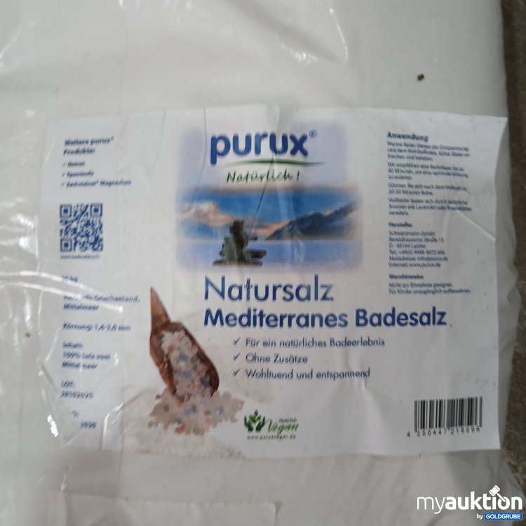 Artikel Nr. 982473 Artikel Nr. 982473: Purux Natursalz Mediterranes Badesalz 25kg