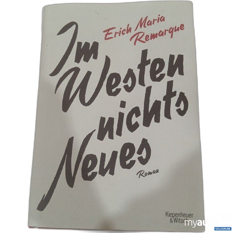 Artikel Nr. 984473 Artikel Nr. 984473: Erich Maria Remarque Im Westen nichts Neues Roman