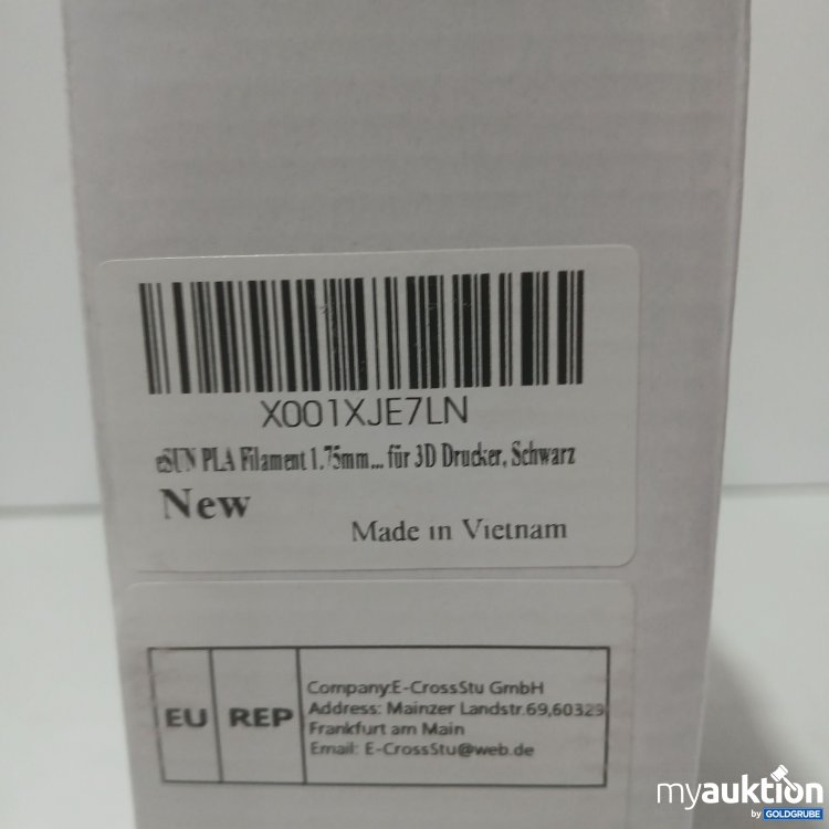 Artikel Nr. 995473 Artikel Nr. 995473: Esun Filament 1.75mm schwarz