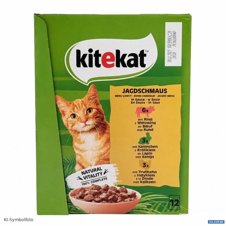 Artikel Nr. 471474: kitekat Katzenfutter Jagdschmaus 12 x 85g