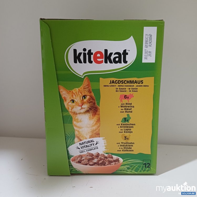 Artikel Nr. 471474: kitekat Katzenfutter Jagdschmaus 12 x 85g
