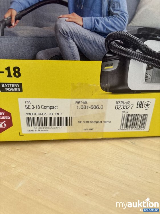 Artikel Nr. 921474: Kärcher SE 3-18 Compact Akku-Wasssauger