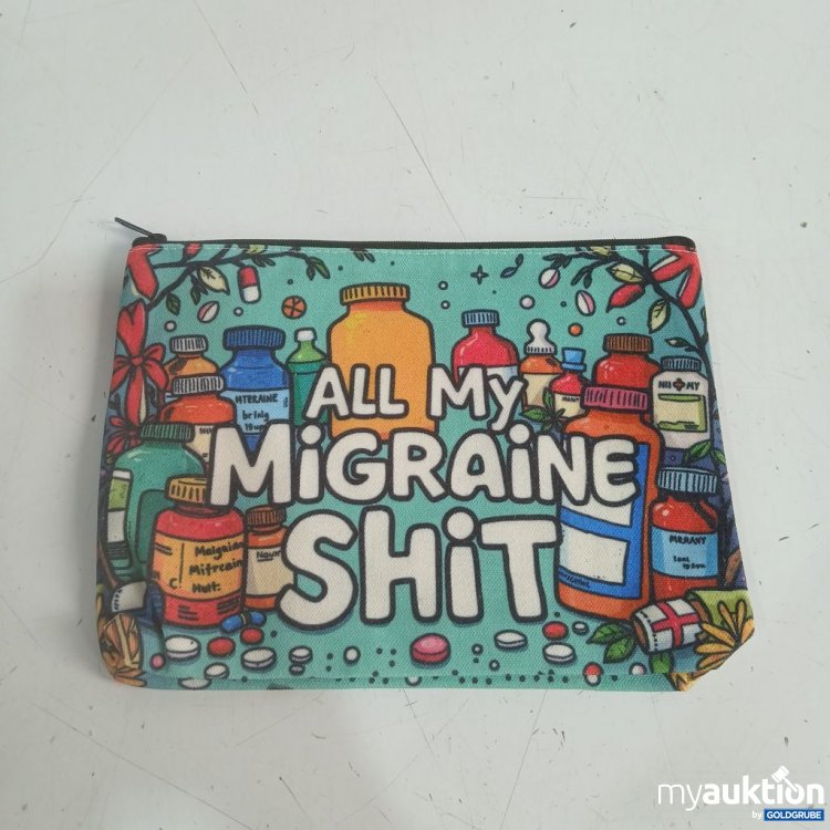 Artikel Nr. 929474 Artikel Nr. 929474: All My Migraine Shit Kosmetiktasche ca. 23x17cm