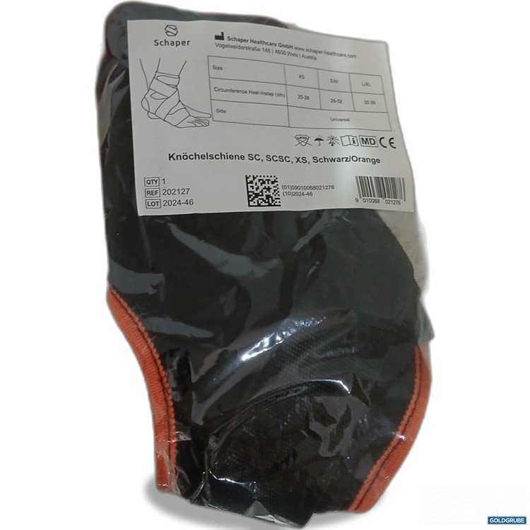 Artikel Nr. 930474: Schaper Knöchelstütze SC, SCSC, XS, Schwarz/Orange