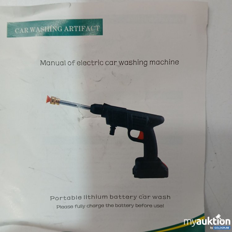 Artikel Nr. 954474: Elektric Car Washing Artifact inkl. Akku und Zubehör 