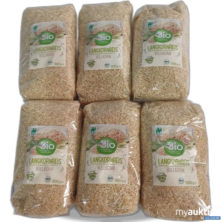 Artikel Nr. 983474: dm Bio Langkornreis Vollkorn 6x1kg