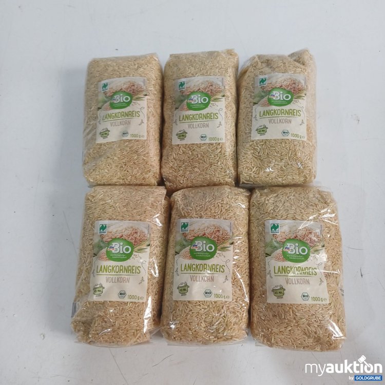 Artikel Nr. 983474: dm Bio Langkornreis Vollkorn 6x1kg