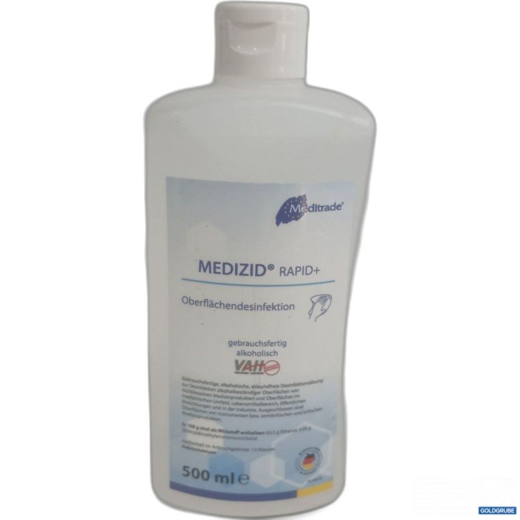 Artikel Nr. 986474 Artikel Nr. 986474: Meditrade MEDIZID® RAPID+ Oberflächendesinfektion 500ml