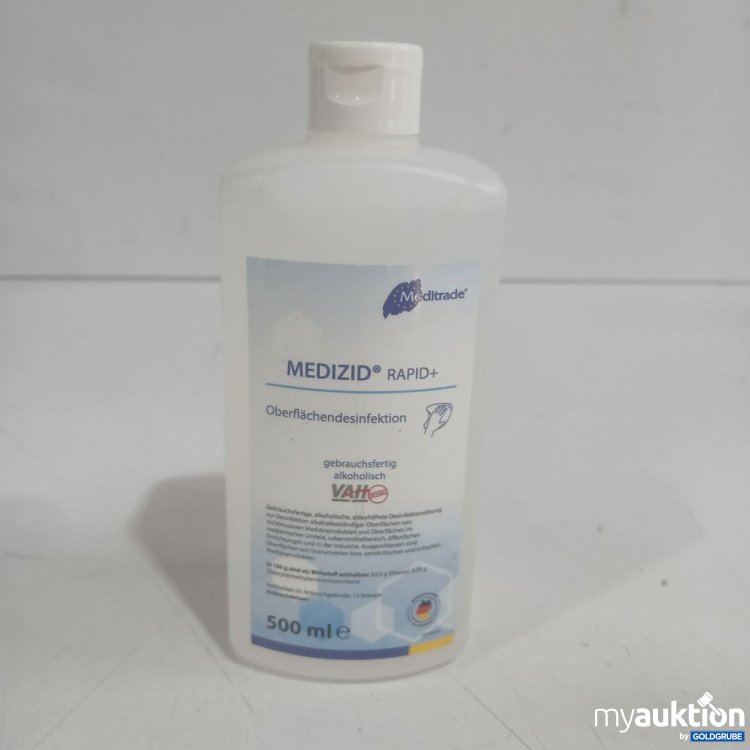 Artikel Nr. 986474 Artikel Nr. 986474: Meditrade MEDIZID® RAPID+ Oberflächendesinfektion 500ml