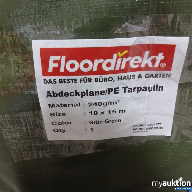 Artikel Nr. 441475: Floordirekt Abdeckplane PE Tarpaulin 10 x 15 m