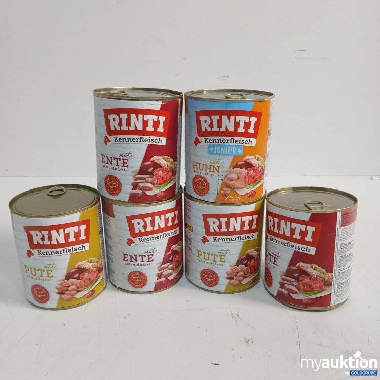Artikel Nr. 470475: RINTI Kennerfleisch Hundefutter 6x800 g verschiedene Sorten