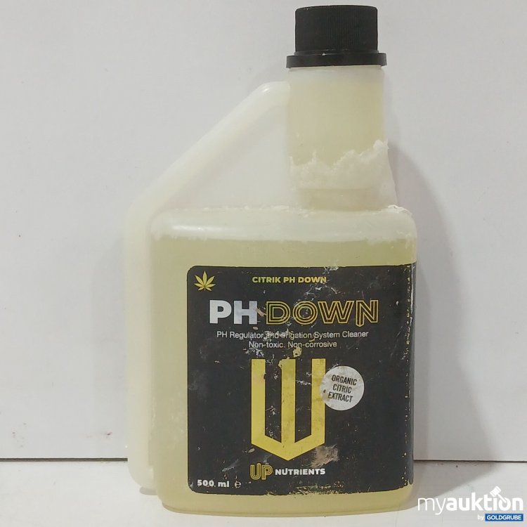 Artikel Nr. 478475 Artikel Nr. 478475: Citrik PH Down PH Regulator Sytem Cleaner non-toxic 500ml