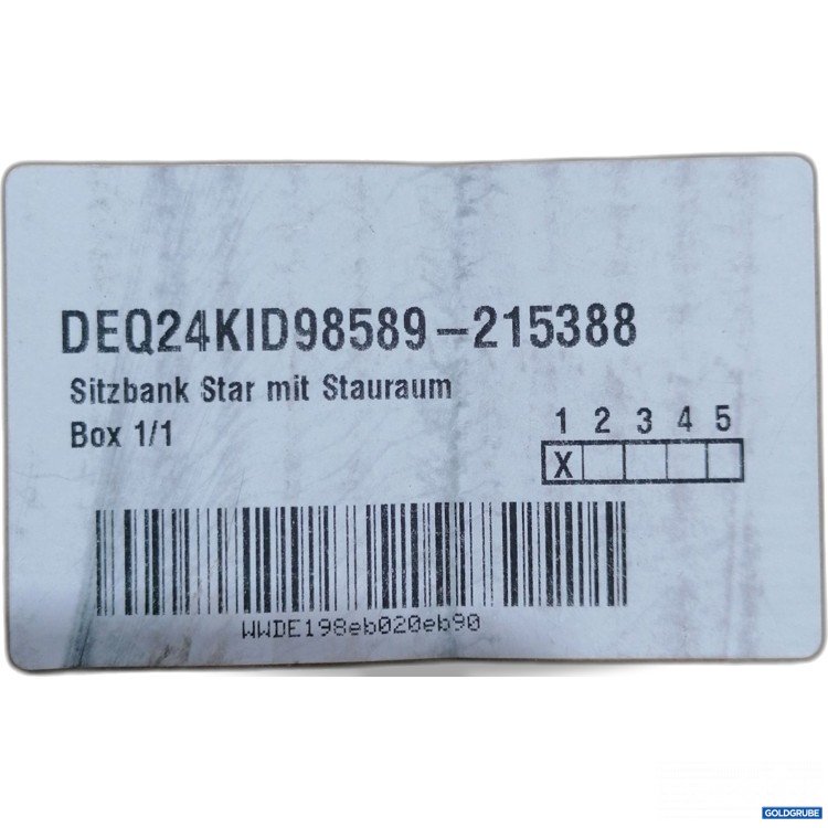 Artikel Nr. 890475: Sitzbank Star mit Stauraum DEQ24KID98589