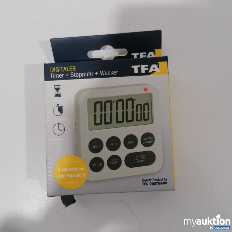 Artikel Nr. 895475: TFA Digitaler Timer, Stoppuhr, Weckee