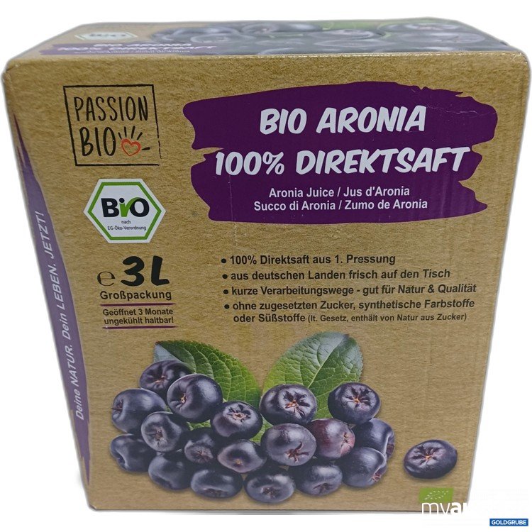 Artikel Nr. 899475: Passion Bio, Bio Aronia 100% Direktsaft 3L