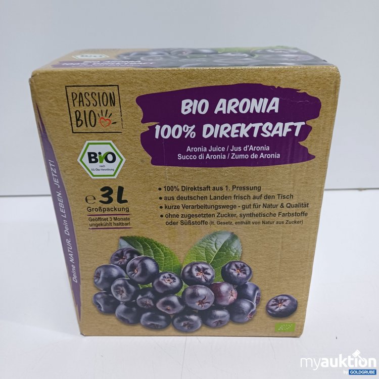 Artikel Nr. 899475: Passion Bio, Bio Aronia 100% Direktsaft 3L