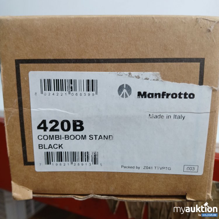 Artikel Nr. 982475 Artikel Nr. 982475: Manfrotto Professional Lightinh Supports 420B Combi Boom Stand Black