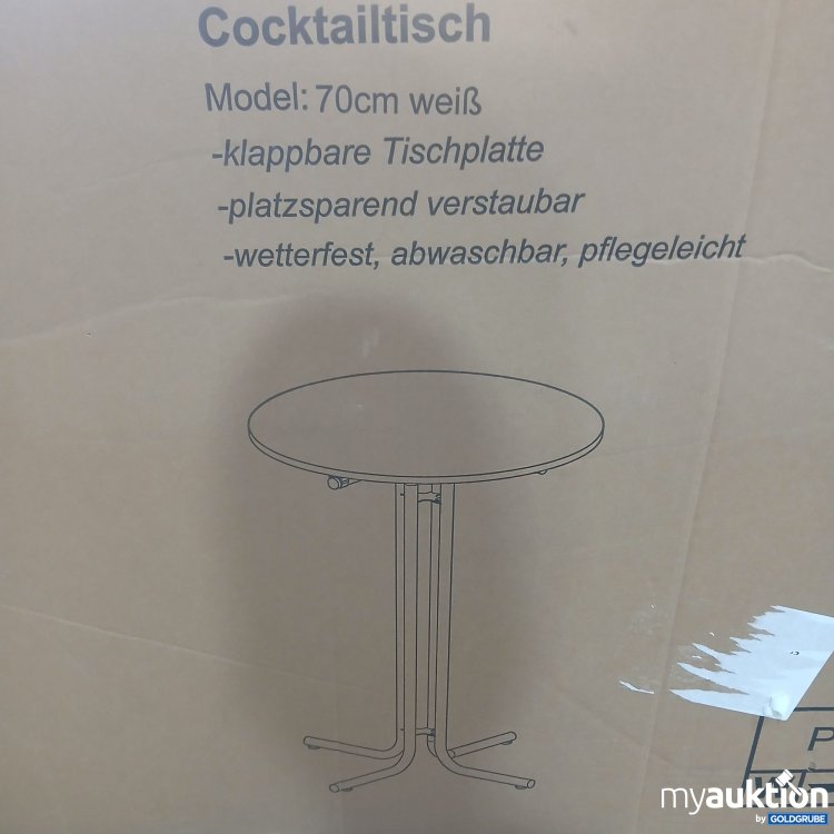 Artikel Nr. 438476 Artikel Nr. 438476: DeubaXXL Cocktailtisch 70cm Weiß