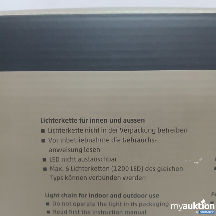 Artikel Nr. 447476: CONNECT SYSTEM Garland 2,7 m 200 LED warmweiß