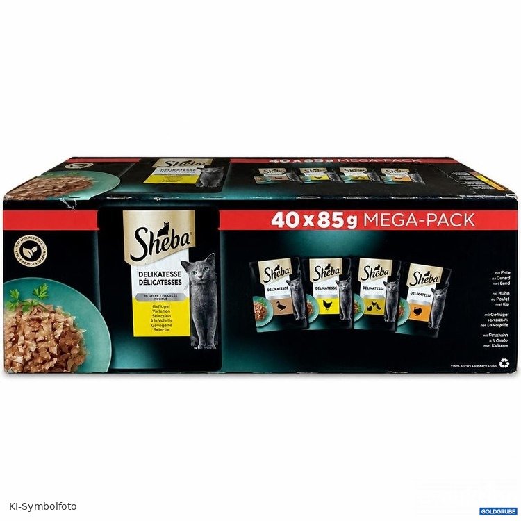Artikel Nr. 471476: Sheba Katzenfutter 40 x 85 g Delikatesse Geflügel Variation