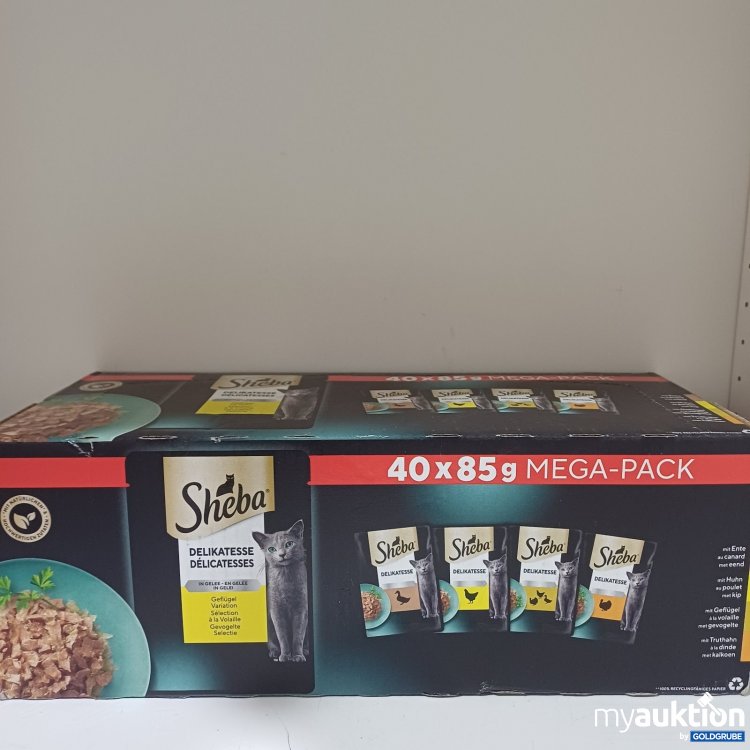 Artikel Nr. 471476: Sheba Katzenfutter 40 x 85 g Delikatesse Geflügel Variation