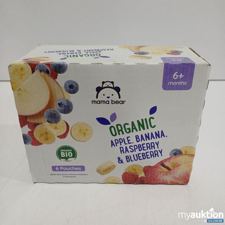 Artikel Nr. 899476: mama bear, Quetschbeutel 6x90g