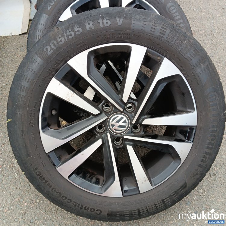 Artikel Nr. 440477 Artikel Nr. 440477: Continental Conti Eco Contact 5 205/55R16V 91V 3 Gummi mit Alufelgen