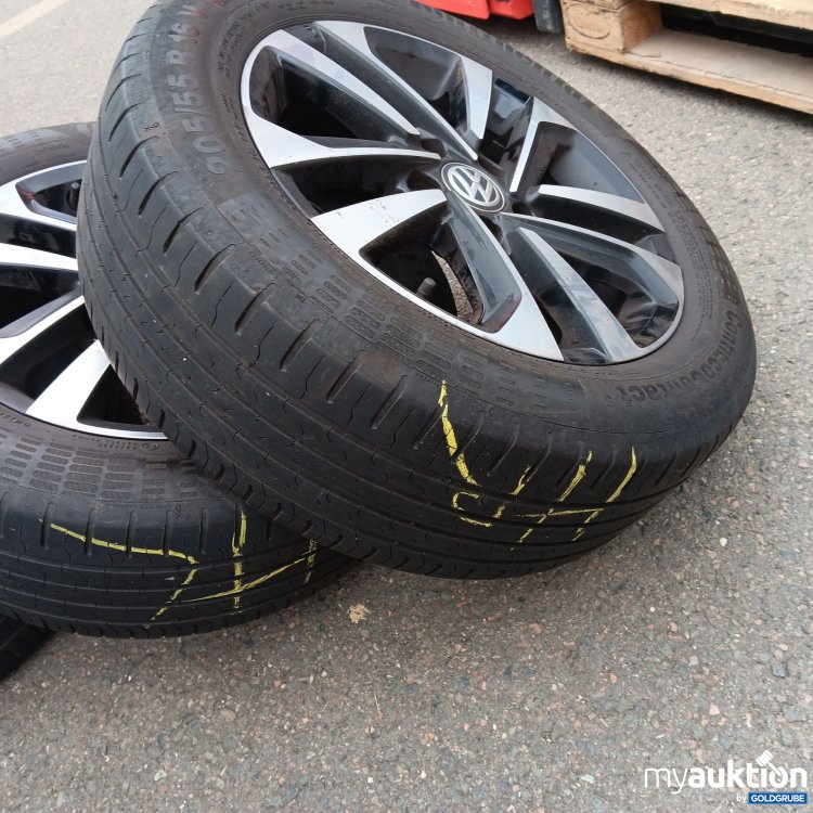 Artikel Nr. 440477 Artikel Nr. 440477: Continental Conti Eco Contact 5 205/55R16V 91V 3 Gummi mit Alufelgen