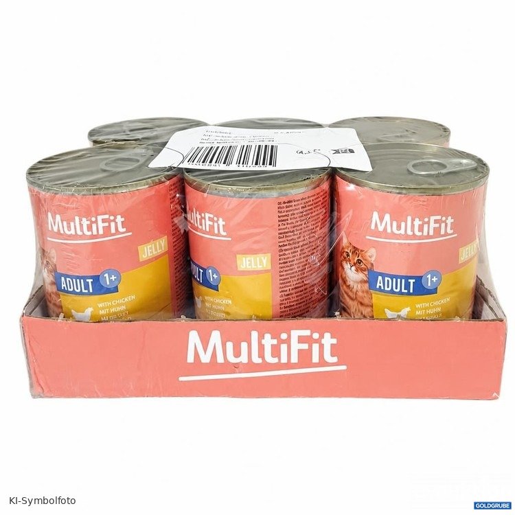 Artikel Nr. 471477: MultiFit 6 x 405 g Adult Katzenfutter mit Huhn in Jelly
