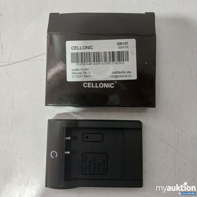 Artikel Nr. 478477: CELLONIC 300107 Ladeschale für Kamera-Akku Fits KOD K7004/FUJNP50/NP-48