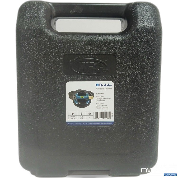 Artikel Nr. 524477: WPG Bohle Powr-Grip Metallgrifd mit Standard Gummischeibe ø200mm 