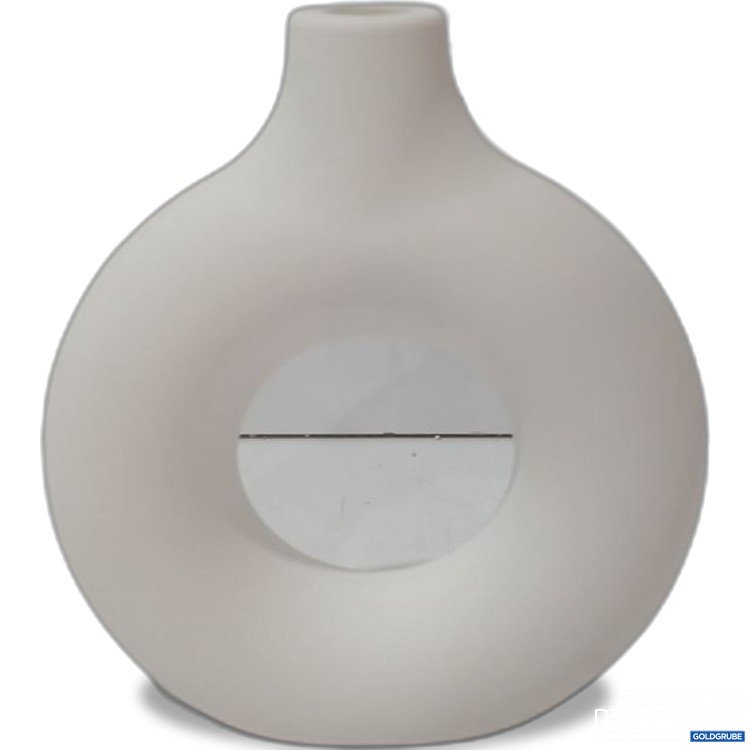 Artikel Nr. 939477: Vase rund mit Öffnung weiß