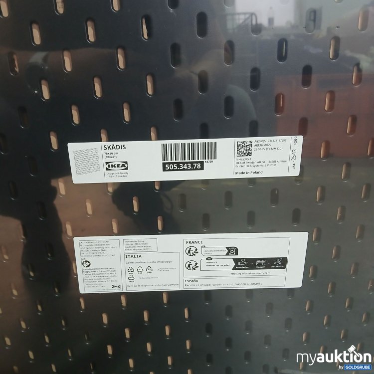 Artikel Nr. 978477: Ikea Skadis 76x56cm 505 343 77