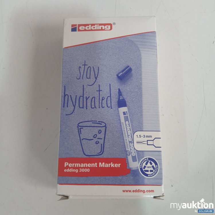 Artikel Nr. 981477: Edding Permanent Marker 3000 1,5-3mm grün 10Pack