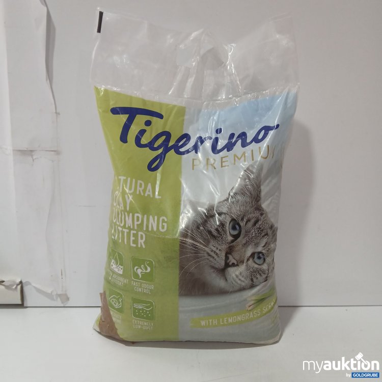 Artikel Nr. 987477: Tigerino Premium Natural Clay Clumping Litter with Lemongrass Scent 12kg