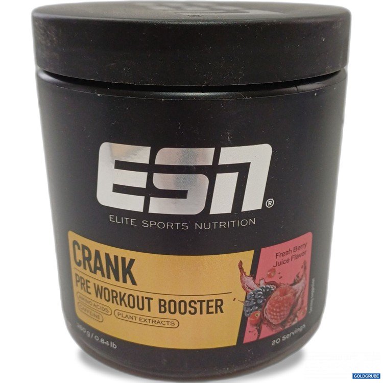 Artikel Nr. 994477 Artikel Nr. 994477: ESN Crank Pre Workout Booster *Fresh Berry Juice*