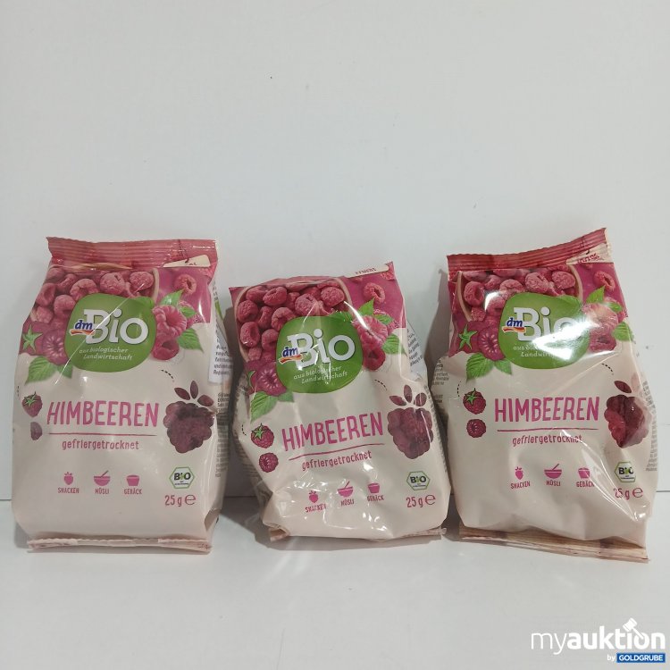 Artikel Nr. 818478: DM Bio Himbeeren gefriergetrocknet je 25g