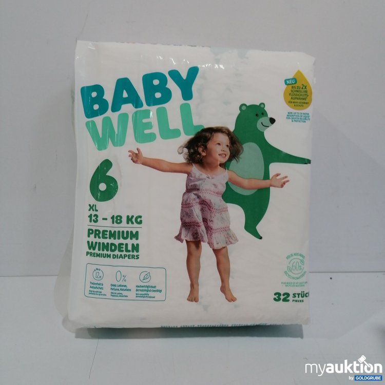 Artikel Nr. 832478 Artikel Nr. 832478: Baby Well 6 XL, 13-18 kg, 32 Stk.