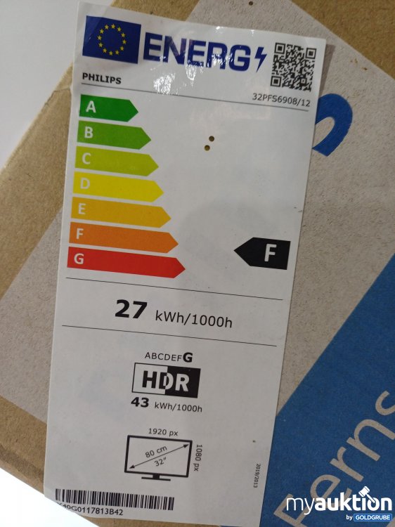Artikel Nr. 888478 Artikel Nr. 888478: Philips 32 PFS 6908/12 Full HD LED Amibilight TV, Flat, 32 Zoll/ 80cm, Full-HD, Smart TV, Ar.Nr.32PFS6908/12