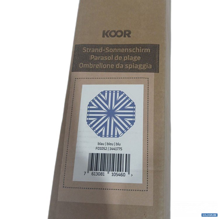 Artikel Nr. 916478: Koor Strand Sonnenschirm blau F01052 