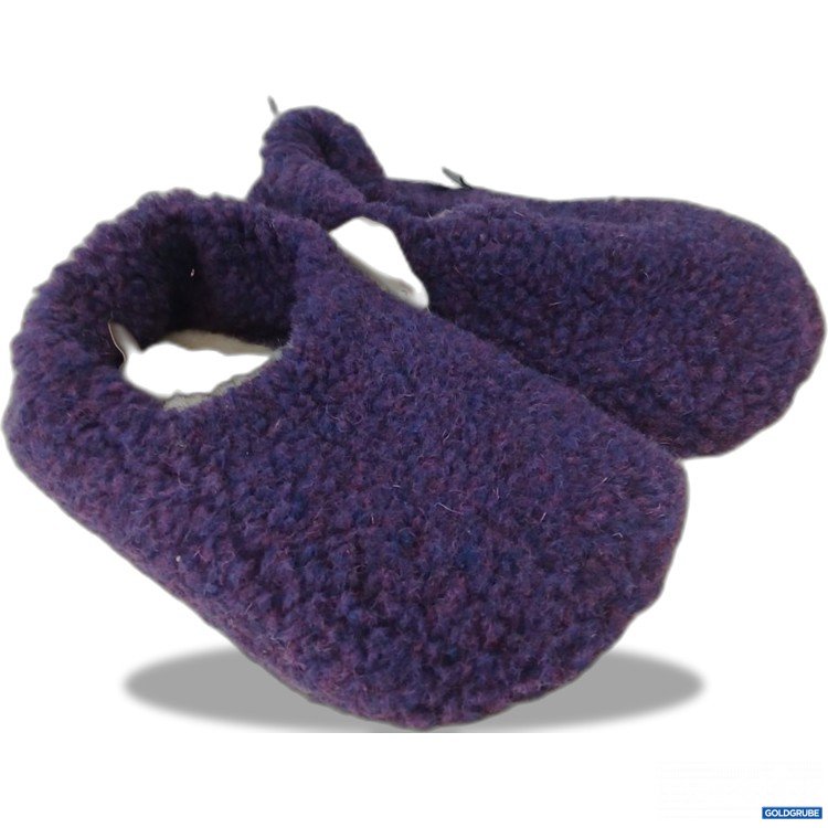 Artikel Nr. 963478: Aran Sweater Makers Hausschuhe Filz lila