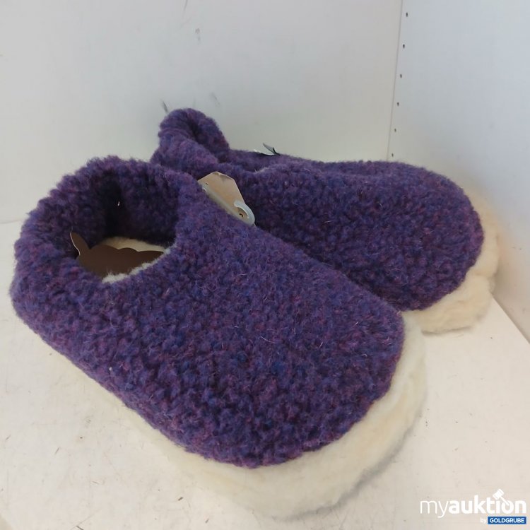 Artikel Nr. 963478: Aran Sweater Makers Hausschuhe Filz lila