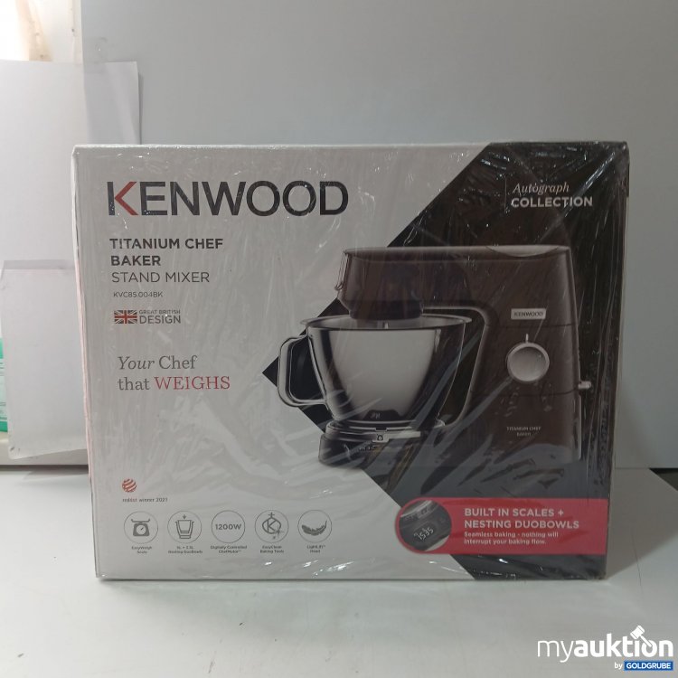 Artikel Nr. 967478: Kenwood Titanium Chef Baker Stand Mixer Model KVC85.004BK, Art.No. 0568164