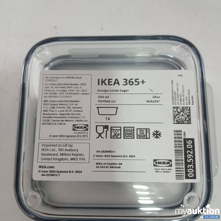 Artikel Nr. 980478 Artikel Nr. 980478: Ikea 365+ 600ml mit deckel 2x