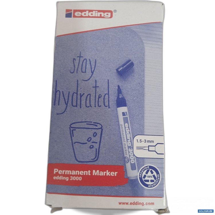 Artikel Nr. 981478: Edding Permanent Marker 3000 1,5-3mm schwarz 10Pack