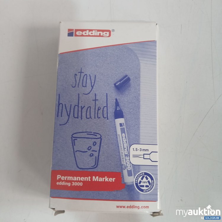 Artikel Nr. 981478: Edding Permanent Marker 3000 1,5-3mm schwarz 10Pack