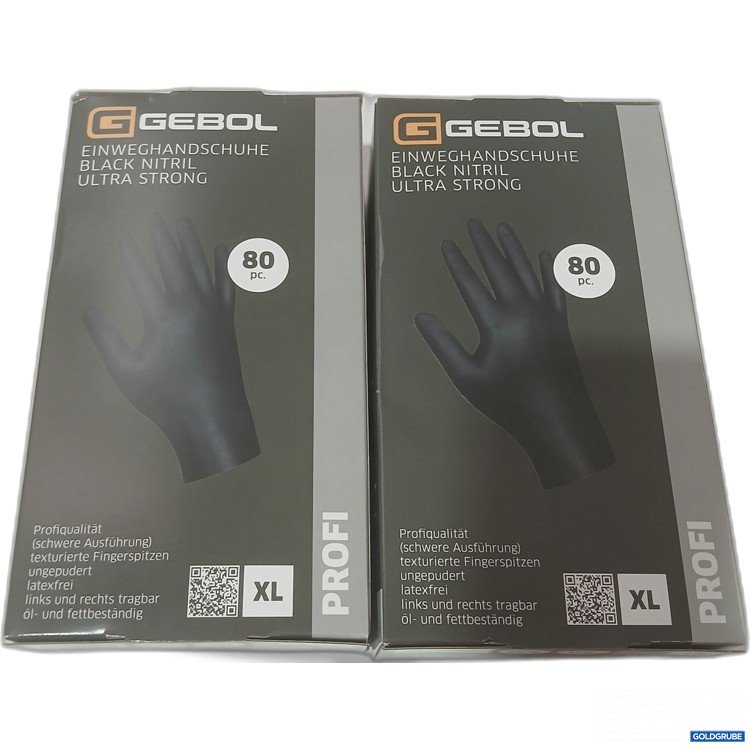 Artikel Nr. 993478: Gebol Einweghandschuhe Black Nitril Gr XL 2x80Stk   