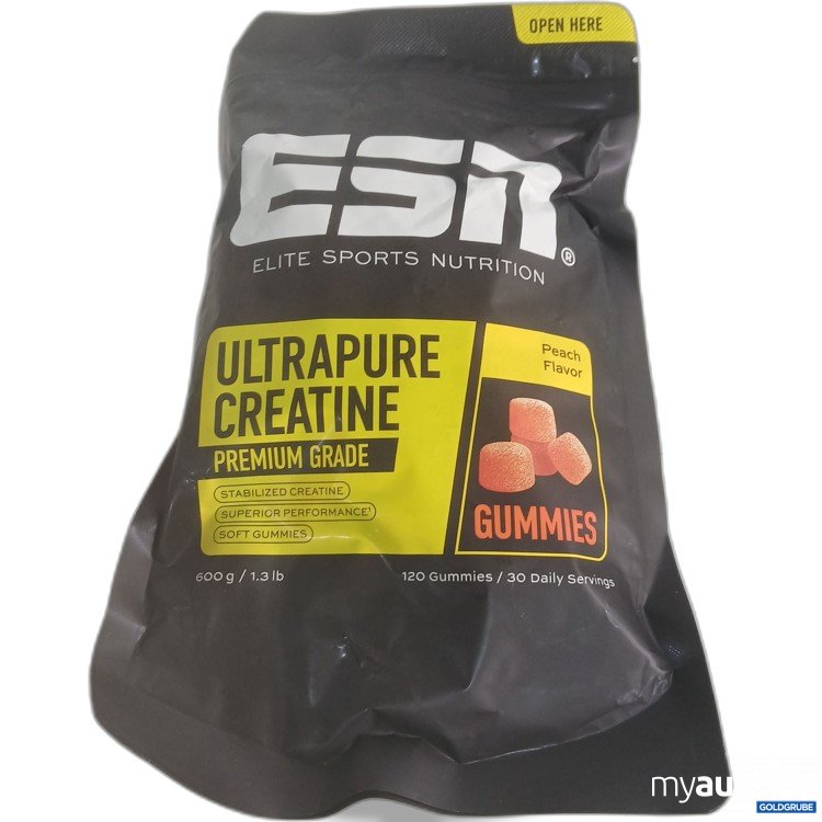 Artikel Nr. 461479: ESN Ultrapure Creatine Premium Grade Peach Flavor 120Gummies 